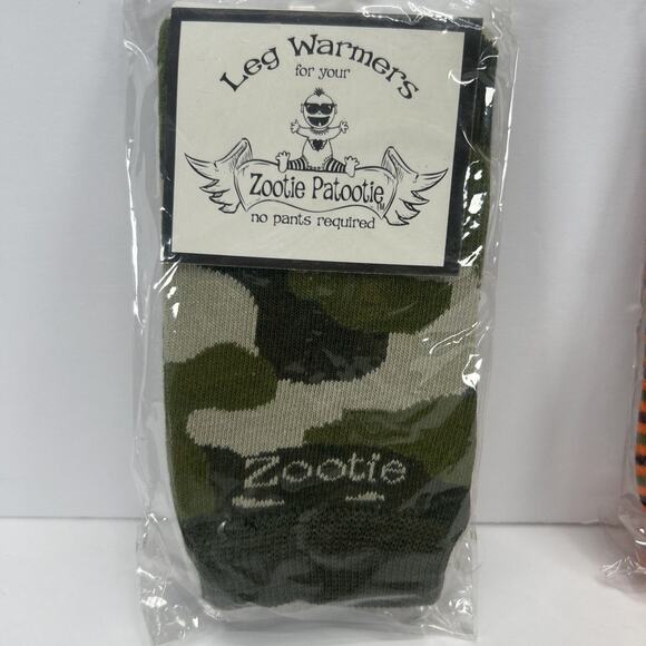 Zootie B. Little Leg Warmers Baby & Toddler Lot of 4 NEW One Size Camo Orange - Picture 9 of 10